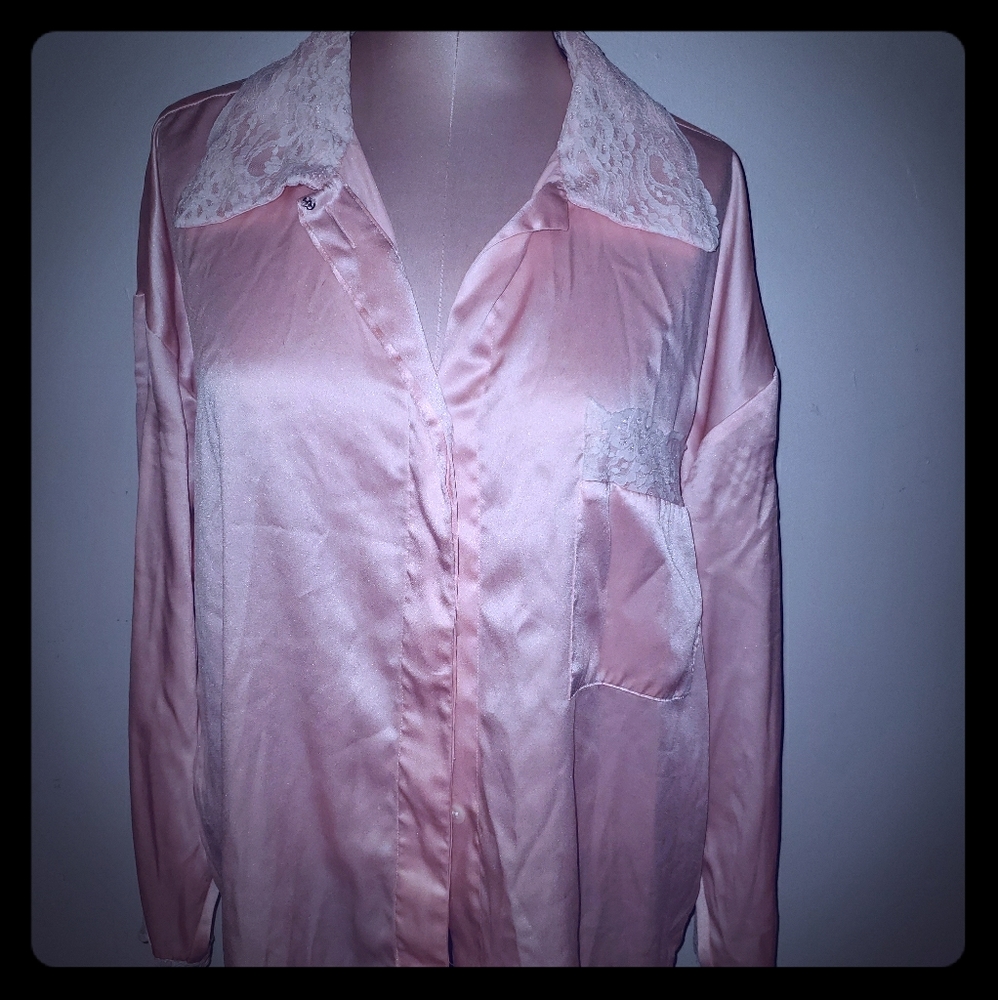 Vintage Victoria's secret gold label PJ top